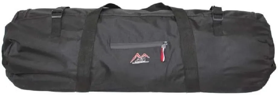 Large Capability Folding Tent Storage Carry Bag Waterproof Luggage Pack Pouch for Camping Hiking Picnic Organizer Walking Holder (Black-XL)