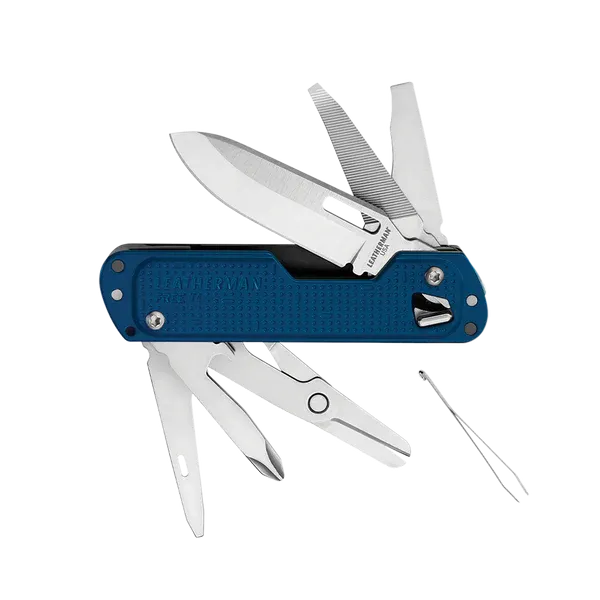 Leatherman FREE T4 Compact Pocket Knife - Navy
