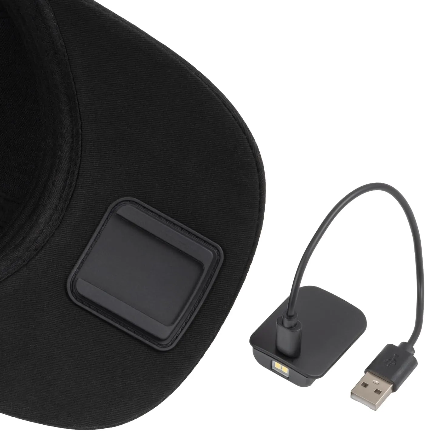 LED Hat Light - POWERCAP Baseball Cap with Light Built in - LED Cap Visor Light with Bright Headlight and IPX4 Rating