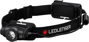Ledlenser, H5 Core Headlamp, 350 lumens, Advanced Focus System, Battery Operated, Dimmable, Dustproof, Waterproof, Connecting System
