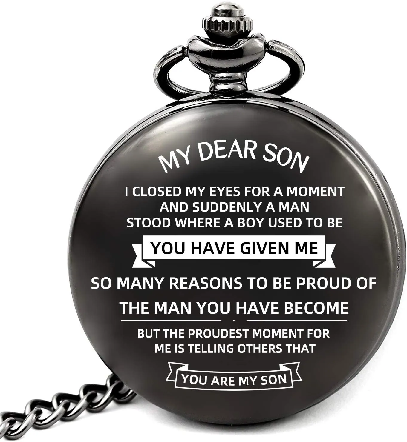 levonta Gifts for Son from Mom Compass Hiking Waterproof Engraved Gift