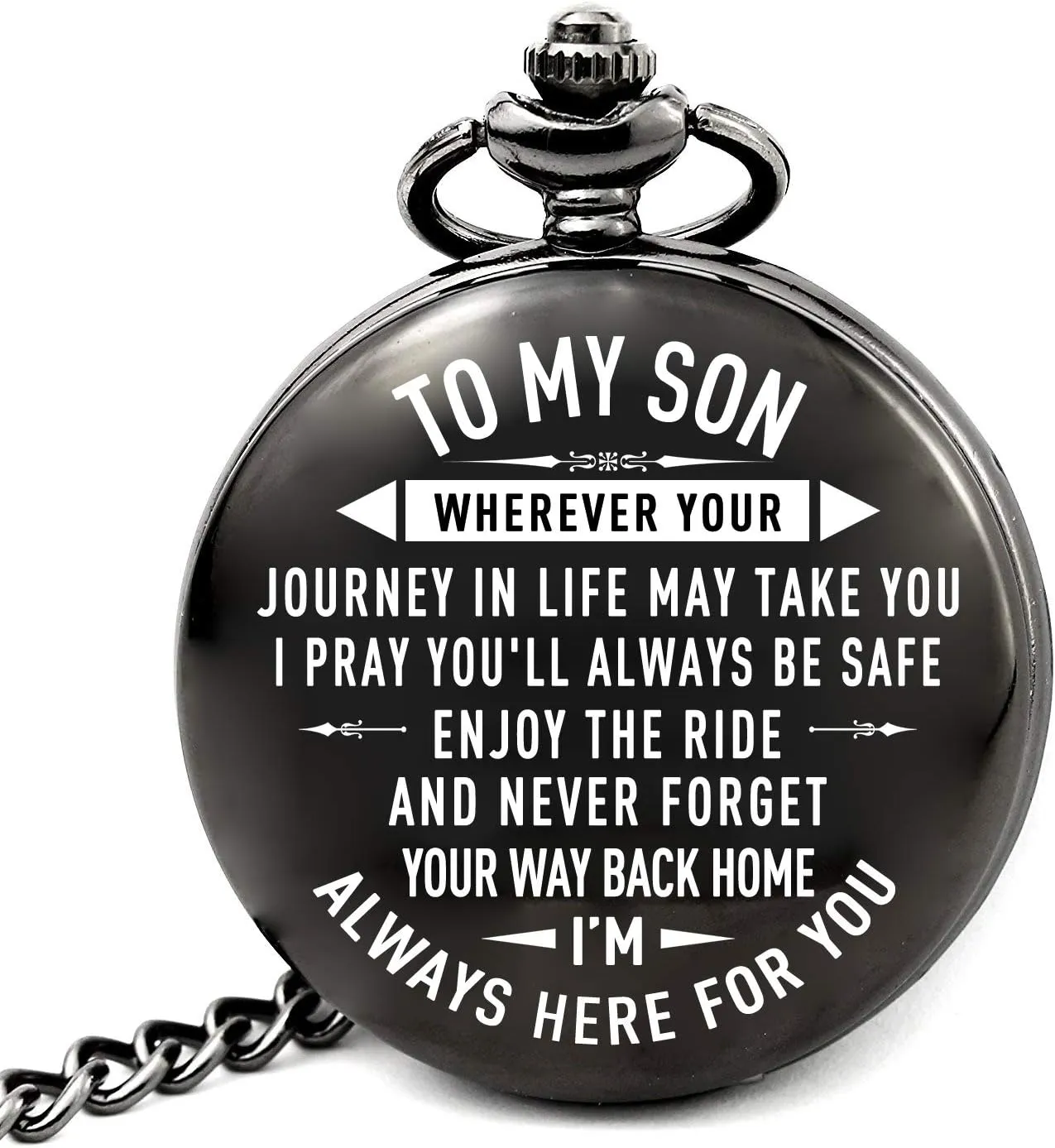 levonta Gifts for Son from Mom Compass Hiking Waterproof Engraved Gift