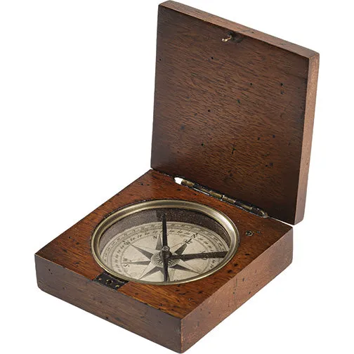 Lewis & Clark Compass – Antique Brass Expedition Pocket Compass
