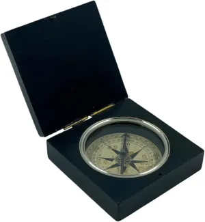 Lewis and Clark Expedition Nautical Compass, Handmade Black Rose Wooden and Brass Compass Authentic Compass,Nautical Gift, Gift for All, Unisex Gift Corporate Gift