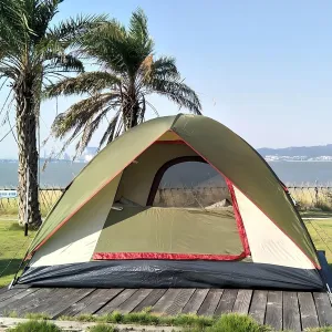 Lightweight Backpacking Tent for 1-2 Person, Waterproof 3-Season Camping Tent with Rainfly & Carry Bag, Easy Setup for Hiking, Outdoor Travel & Trekking