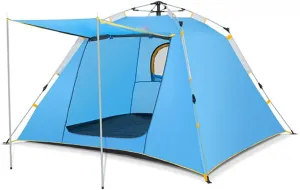 Lightweight Instant Pop Up Tent for 3 to 4 Person Automatic Opening Double Layer Portable Automatic Tent Family Camping Tent (Color4 3)