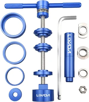 LIXADA Bike Bottom Bracket Install Removal Tool Kit Bike Bottom Bracket Tool Professional Bike Bottom Bracket Remover Tool for BB86/BB30/BB91/BB92/PF30