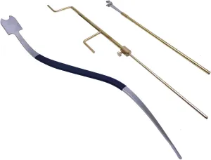 Luthier Install Repair Tool Cello Sound Post Tool Include S Style Setter & Gauge & Retriever Set 3pcs