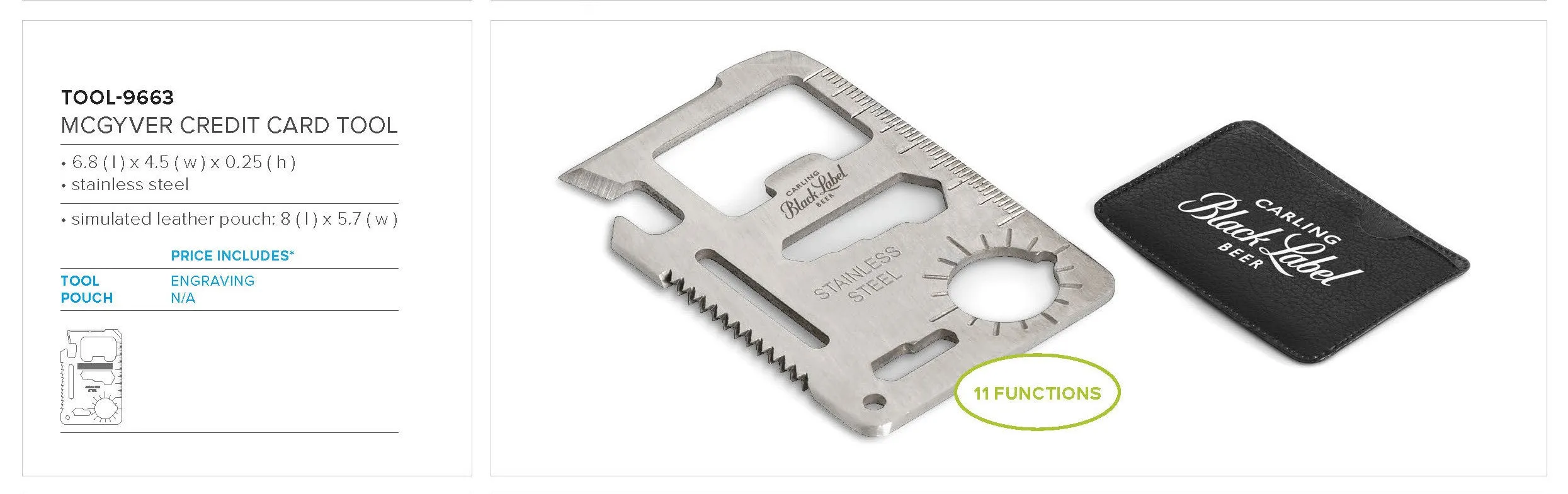 MacGyver Credit Card Multi-Tool