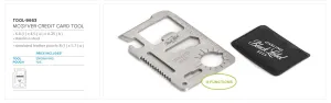 MacGyver Credit Card Multi-Tool