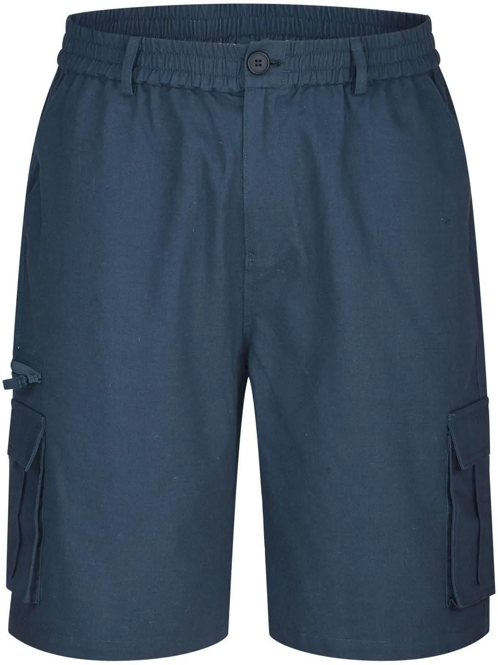 Men's Cargo Shorts Multi Pocket Outdoor Adventure Casual Elastic Waistband Breathable Summer Travel Shorts