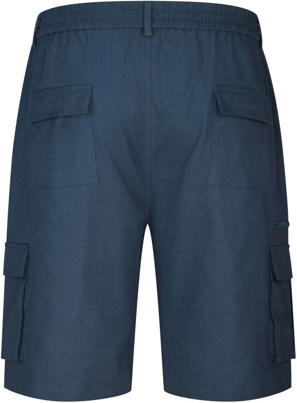 Men's Cargo Shorts Multi Pocket Outdoor Adventure Casual Elastic Waistband Breathable Summer Travel Shorts
