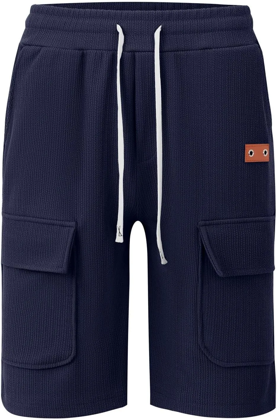 Mens Casual Summer Shorts Cargo Design Lightweight Stretch Waist Multi Pocket Outdoor Lounge Wear
