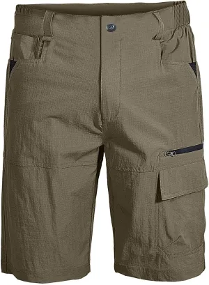Men's Shorts Casual Cotton Buckle Zipper Multi Pocket Cargo Shorts 6 Inch Inseam Regular Big and Tall Work Shorts