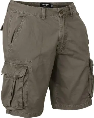 Men's Twill Cargo Shorts Cotton Lightweight Multi Pocket Casual Outdoor Hiking Shorts