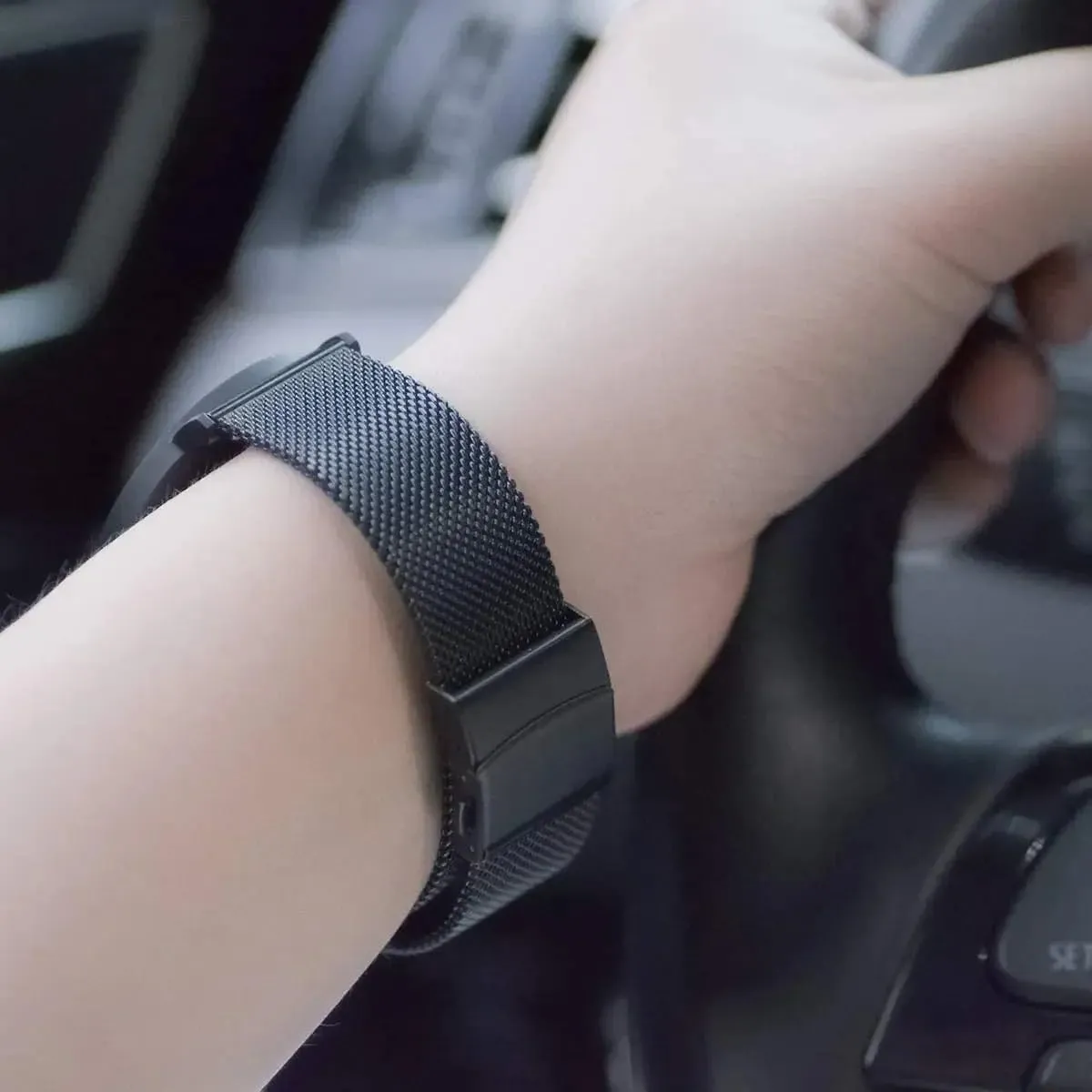 Mesh Stainless Steel Watch Strap Metal Quick Release Men Women Band Universal Wristband