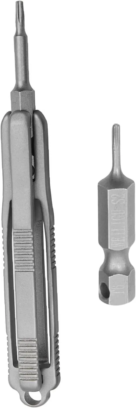 Metal Alloy Screw Hexagonal Screwdriver Bit Driver Magnetic Pocket Screwdriver Portable Small Screwdriver Enduring