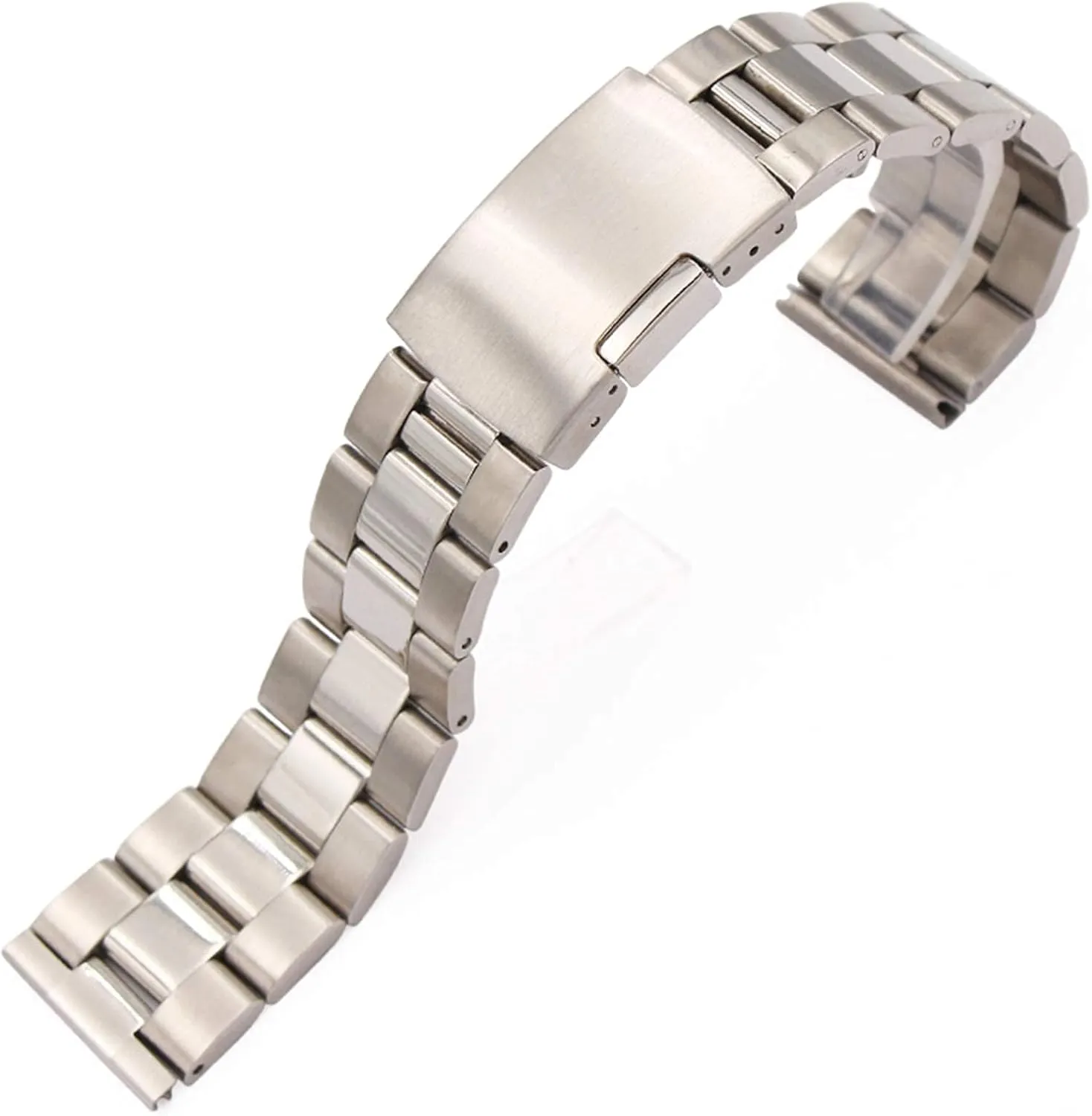 Metal Replacement Band,Watch Straps, Stainless Steel Watch Band Bracelet Straight End Strap 18mm 20mm 22mm 24mm Watchband Accessories Bracelet (Band Color : Silve, Band Width : 18mm) ( Color : 18mm-si