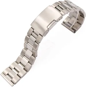 Metal Replacement Band,Watch Straps, Stainless Steel Watch Band Bracelet Straight End Strap 18mm 20mm 22mm 24mm Watchband Accessories Bracelet (Band Color : Silve, Band Width : 18mm) ( Color : 20mm-si