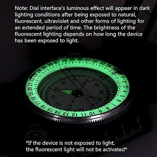 Military Compass, Hiking Compass With Carrying Bag, Professional Multifunction