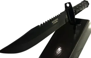 Military Survival Knife Bundle with Fire Starter & Compass