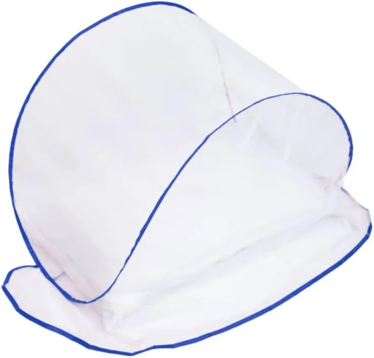 Mini Foldable Mesh Net for Head, Adults Chridren Ultralight Pop Up Net Tent for Bedding Camping Travel Patio