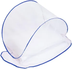 Mini Foldable Mesh Net for Head, Adults Chridren Ultralight Pop Up Net Tent for Bedding Camping Travel Patio