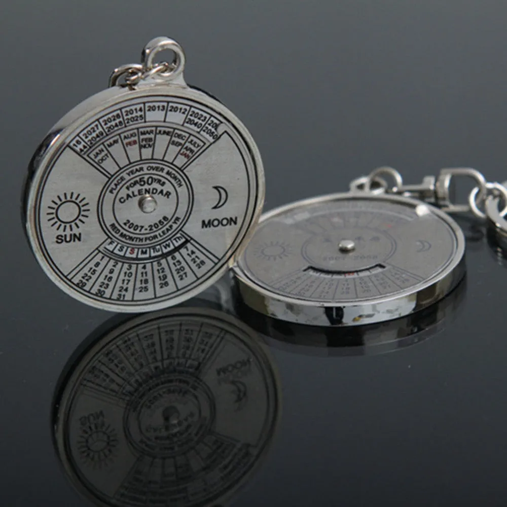 Mini Metal Keyring Compass