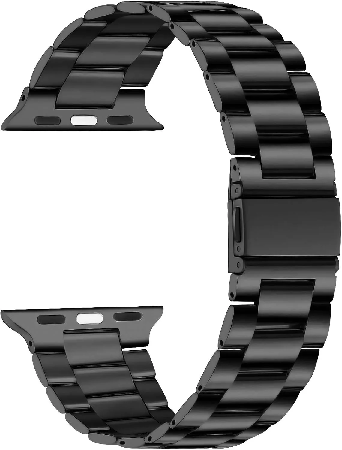 Moran Compatible with Apple Watch Band 38mm 40mm 41mm 42mm 44mm 45mm Stainless Steel Metal Wristband Adjustable Replacement Strap for iWatch Series 7 6 5 4 3 2 1 SE Men Women