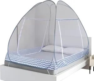 Mosquito Net Pop Up Ten,Folding Netting Bed Tent,Portable Mosquito Netting with Bottom,Bug Net,Canopy Outdoor,Camping Tent,Insect Screen,Ultralight,Folding Design,L79 x W59 x H57 inch