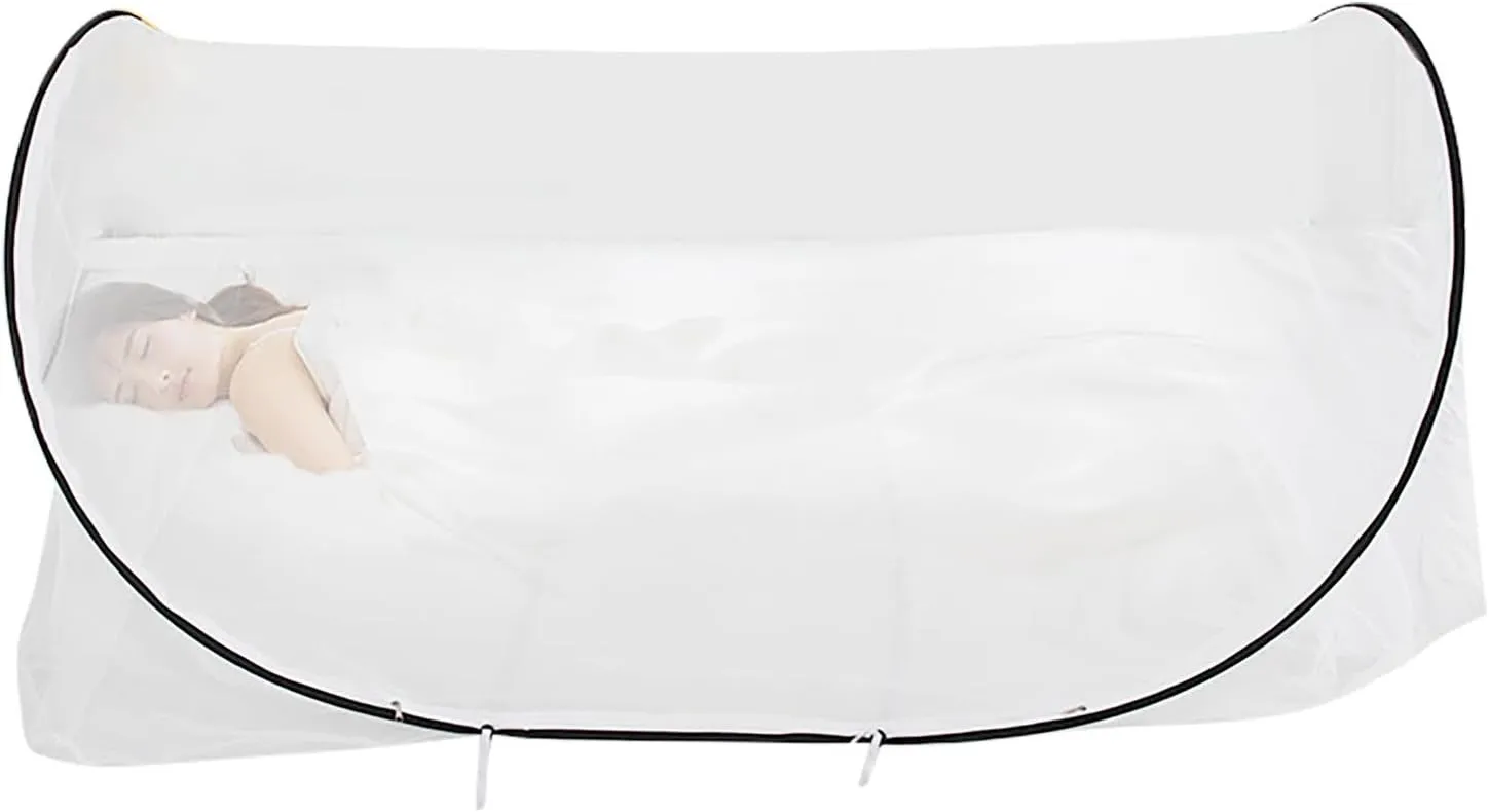 Mosquitoess Net Tent Single Bed - Portable Travel Tent with Breathable Design, Folding Fly Screen, Sleeping Bag Fly Net Accessories