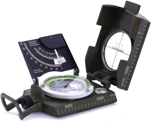 Mulitifunctional Outdoor Survival Military Compass Camping Waterproof Geological Compass Digital Navigation Equipment