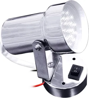 Multi-Directional Reading Swivel Bulkhead Cabin Light - Stainless Steel (Rotatable, Angular Adjustment) for Boat, RV, etc/Tarnish-Scratch Resistant/Traditional, Contemporary Interiors