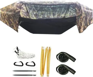 Multi-Functional Insect net Waterproof Windproof Ultralight Parachute Hammock Aerial Tent Portable Outdoor Camping 270x140cm