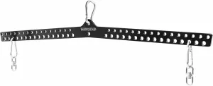 Multi-Grip LAT Pull Down Bar Hardened Powder-Coated Finish, 360° Rotating Stainless Steel Adapter, Neutral & Wide Grip Spreader Bar for Pulley System Gym & Cable Machines