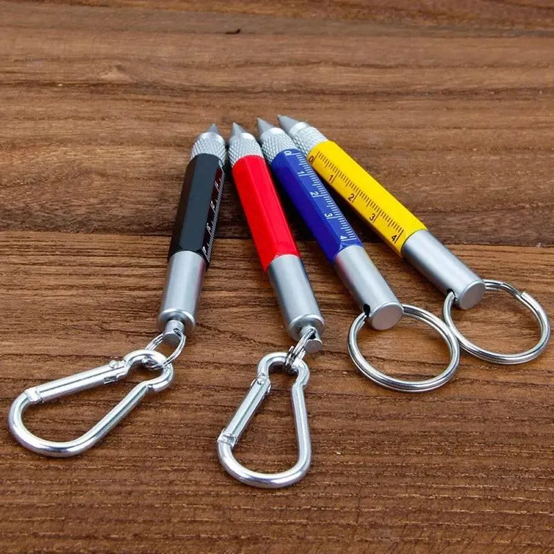 Multi-Pen Keychain Tool - 6-in-1 Pocket Pro Kit