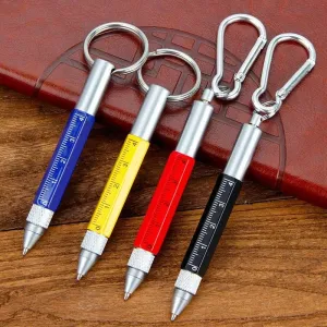 Multi-Pen Keychain Tool - 6-in-1 Pocket Pro Kit