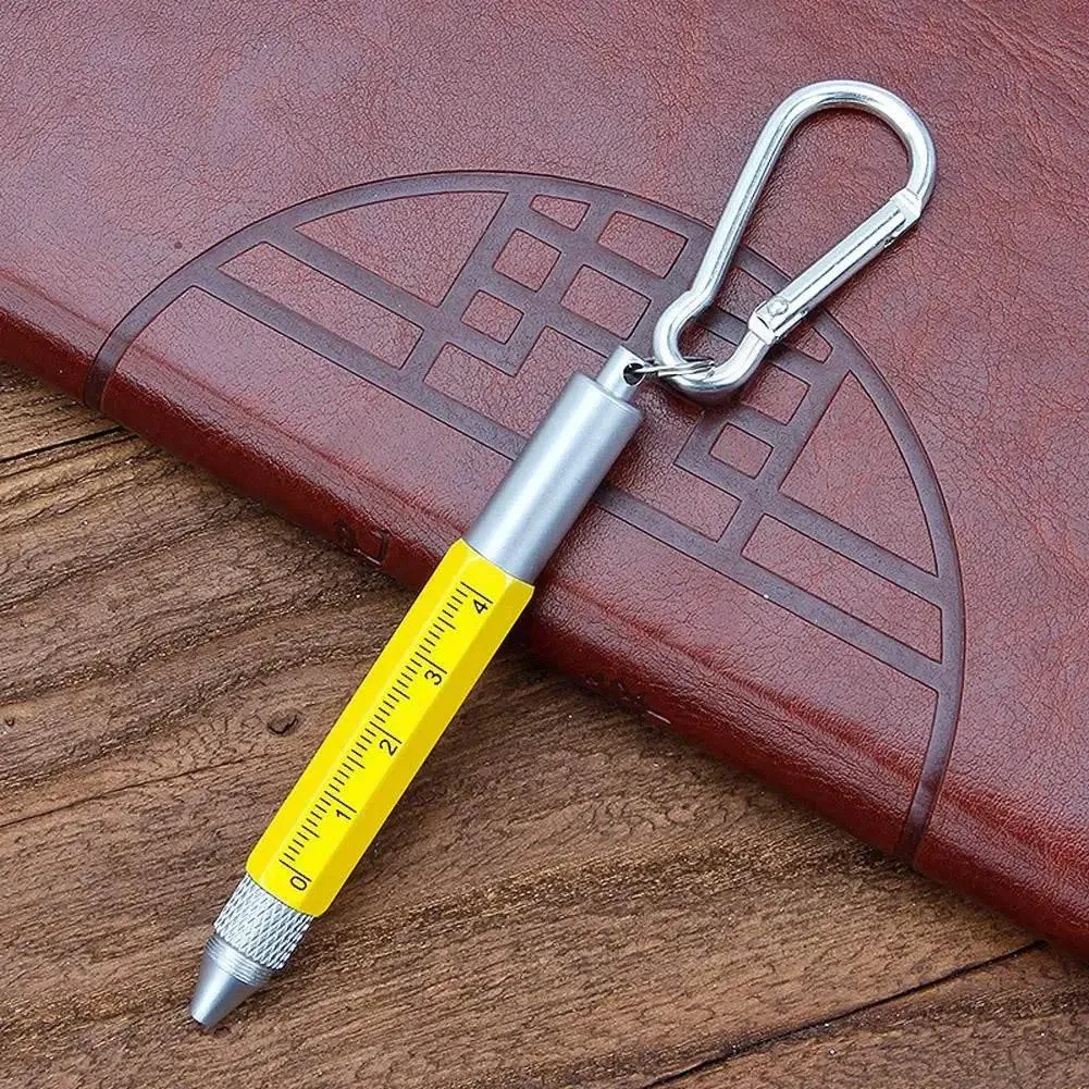 Multi-Pen Keychain Tool - 6-in-1 Pocket Pro Kit