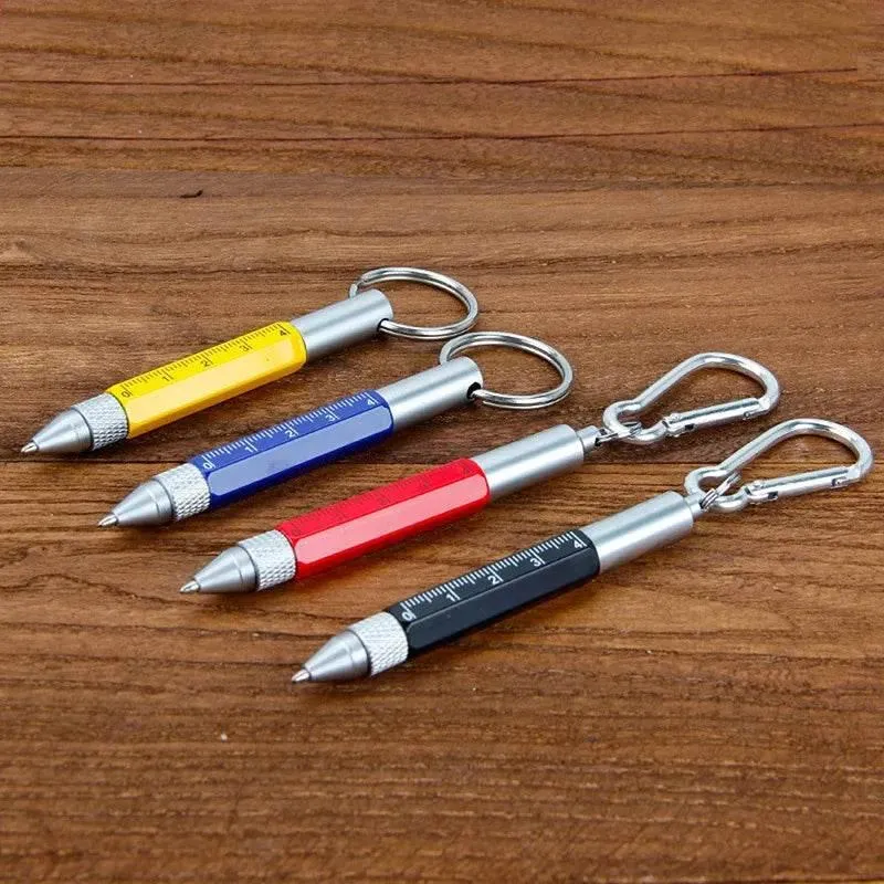Multi-Pen Keychain Tool - 6-in-1 Pocket Pro Kit