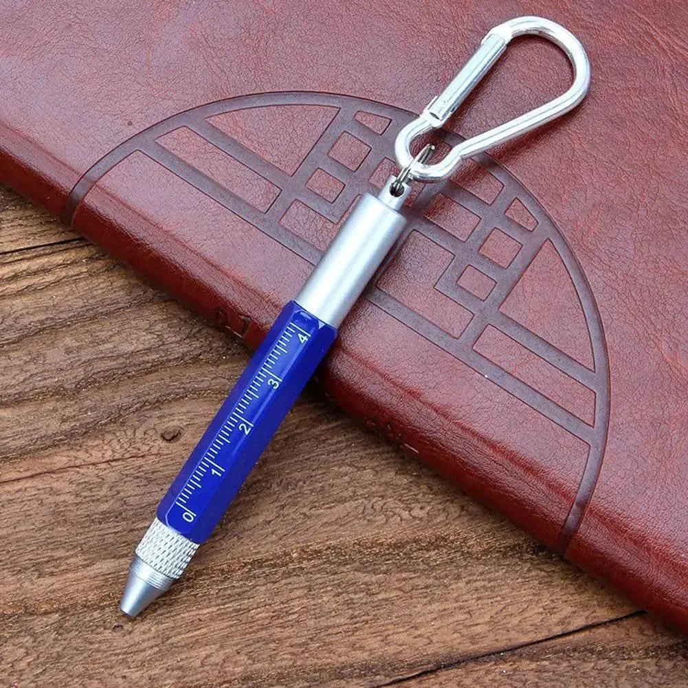 Multi-Pen Keychain Tool - 6-in-1 Pocket Pro Kit
