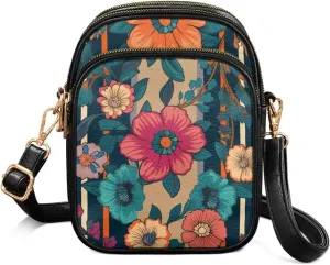 Multi Pocket PU Leather Casual Crossbody Bag for Women