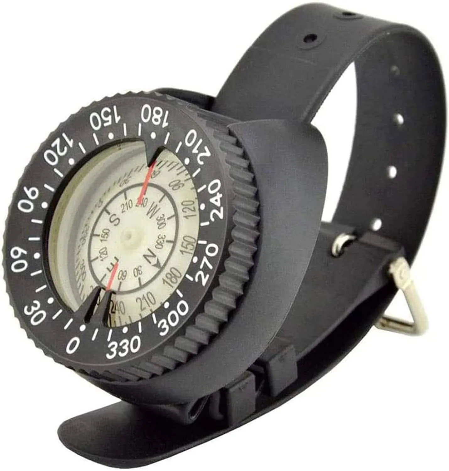 Multifunctional Compass, Waterproof High Accuracy Compass, Distance Calculator,for Outdoor Activities, Matte Black