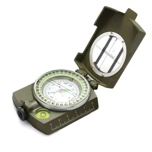 Multifunctional Compass with Lensatic Sighting for Hiking and Shakeproof