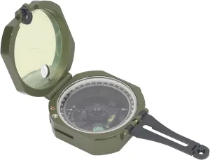 Multifunctional Navigation Compass, Professional Metal Camping Compass High Accuracy Pointer Hiking Compass with Inclinometer for Outdoor Adventure Camping