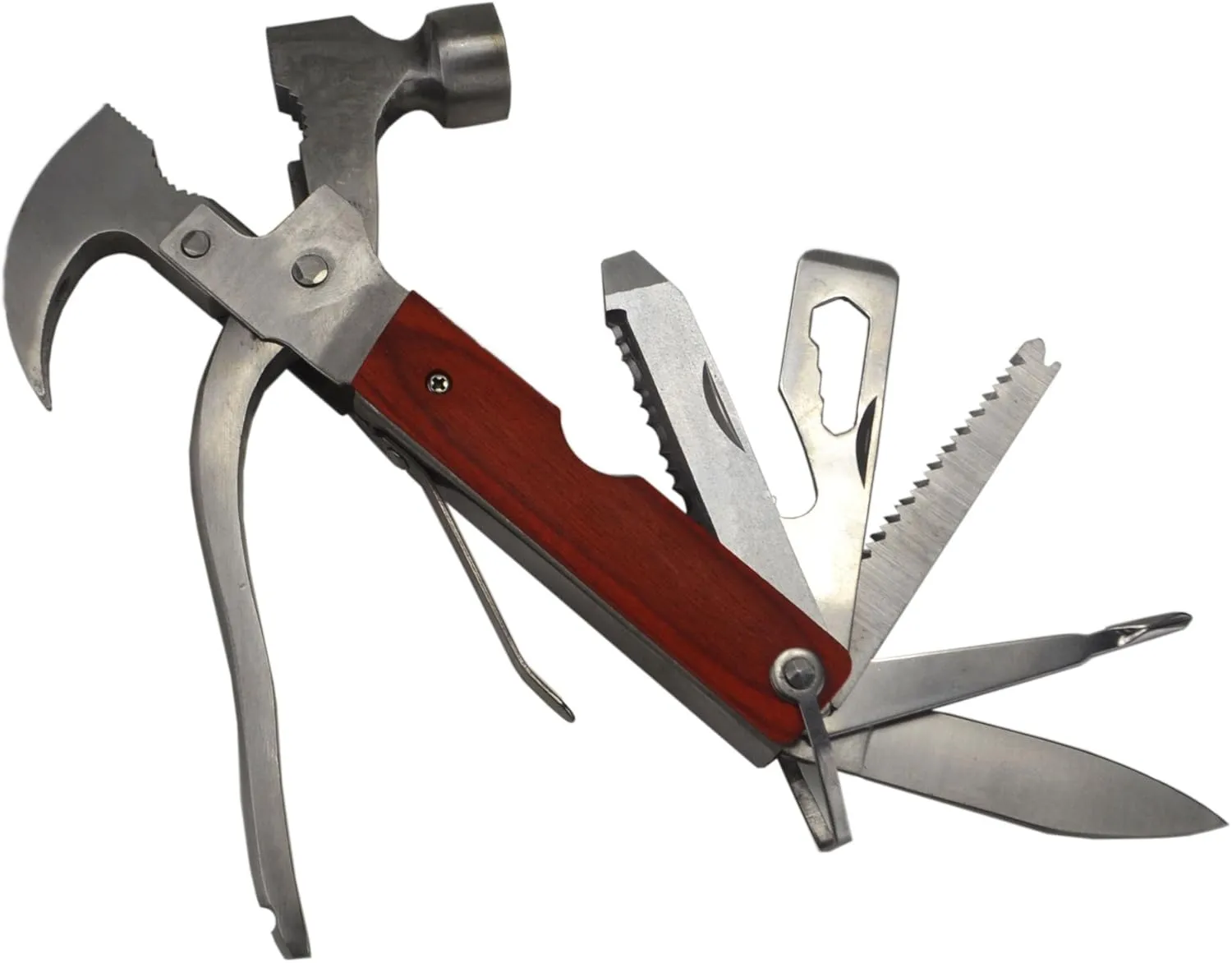Multifunctional Outdoor Camping Hammer Tool Portable Tools Axe Saws Screwdriver Pliers Scissors