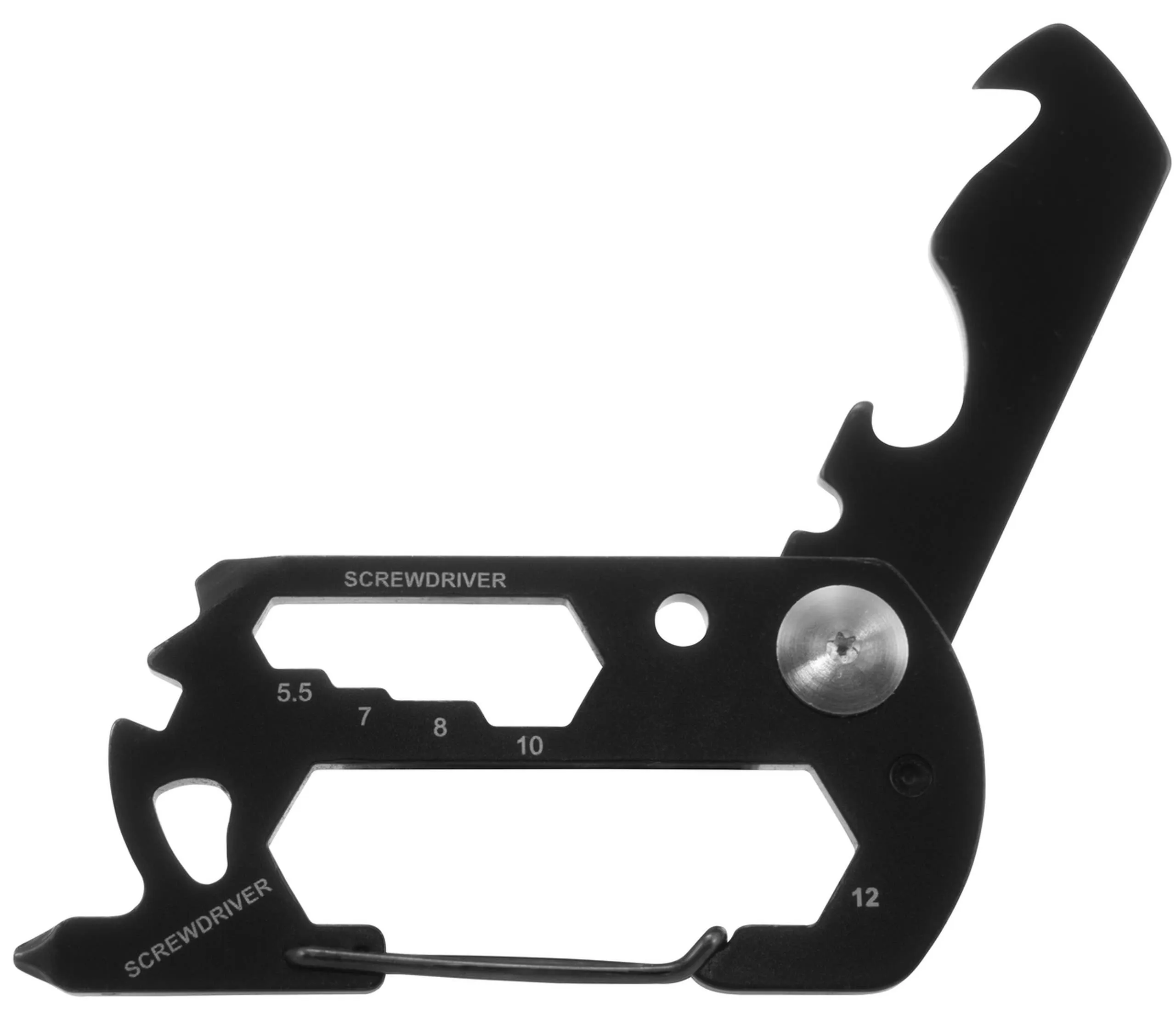 Munkees 13-Function Carabiner Card Tool
