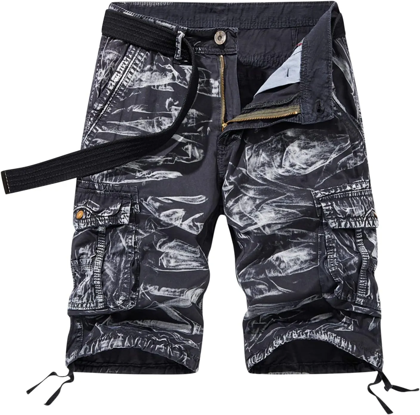 Muscularfit Cargo Shorts Men Regular Fit Camouflage Shorts Multi Pocket Camo Tooling Shorts Summer Casual Work Beach Shorts