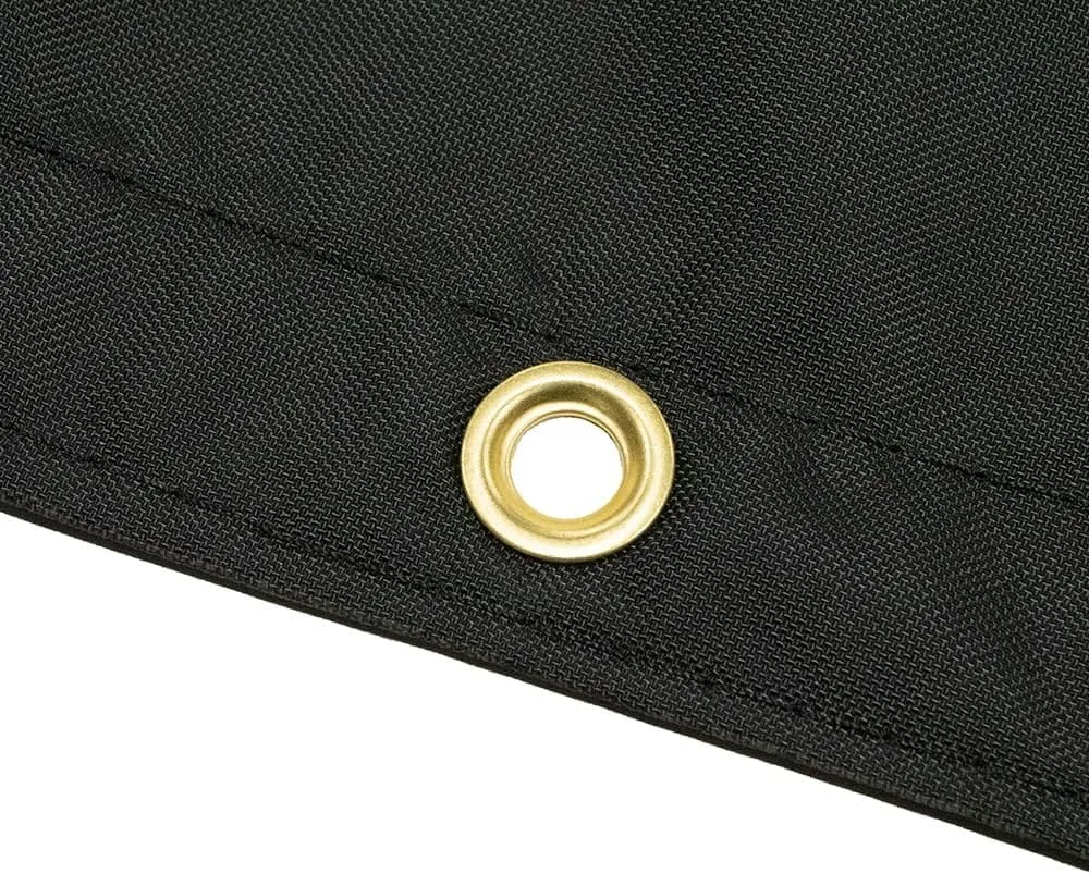 Mytee Products (2 Pack) Airbag/Parachute Fabric Black Ultra Light Lumber Tarp 24' x 27' (8' Drop) - 14 Oz Vinyl Lumber Tarps for Flatbed Truck & Trailer