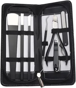 Nail Clippers Set Professional Pedicure 7 Sets Toenail Care Set Nail Clippers Manicure Pedicure Kit Stainless Steel Pedicure Pliers Travel Sets (Size : 7 Pieces)