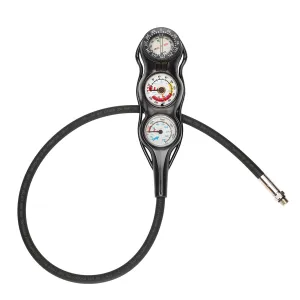 Nano 3 Gauge Console with Compass - Hose Length 32"
